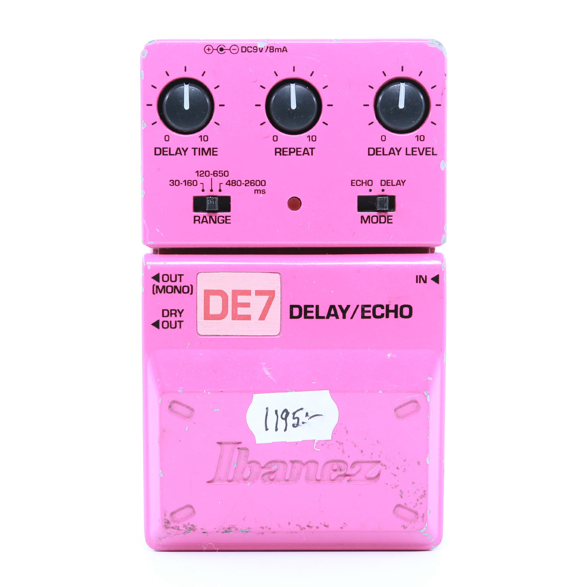 Used gear Begagnat Ibanez DE-7 Delay/echo USED - VG Condition - no Box or PSU tgt11