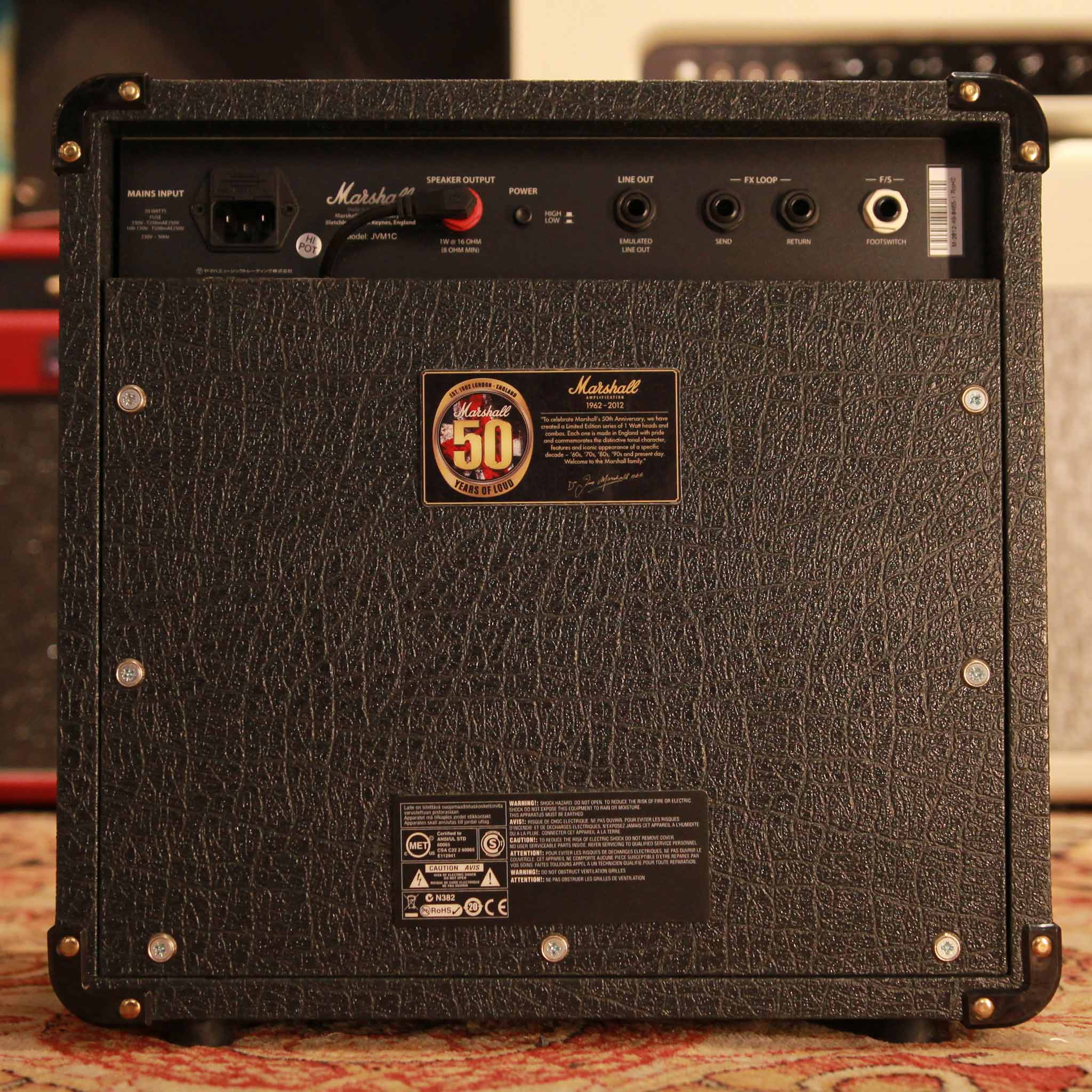 Used gear Begagnat Marshal JVM 1c USED - VG - w/ Footswitch tgt11
