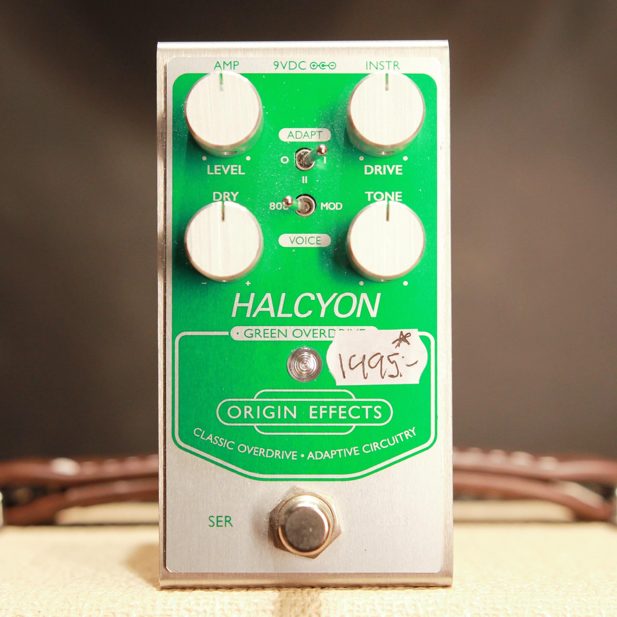 Used gear Begagnat Origin Effects Halcyon Green Overdrive USED - Very Good Condition - Box, no PSU tgt11