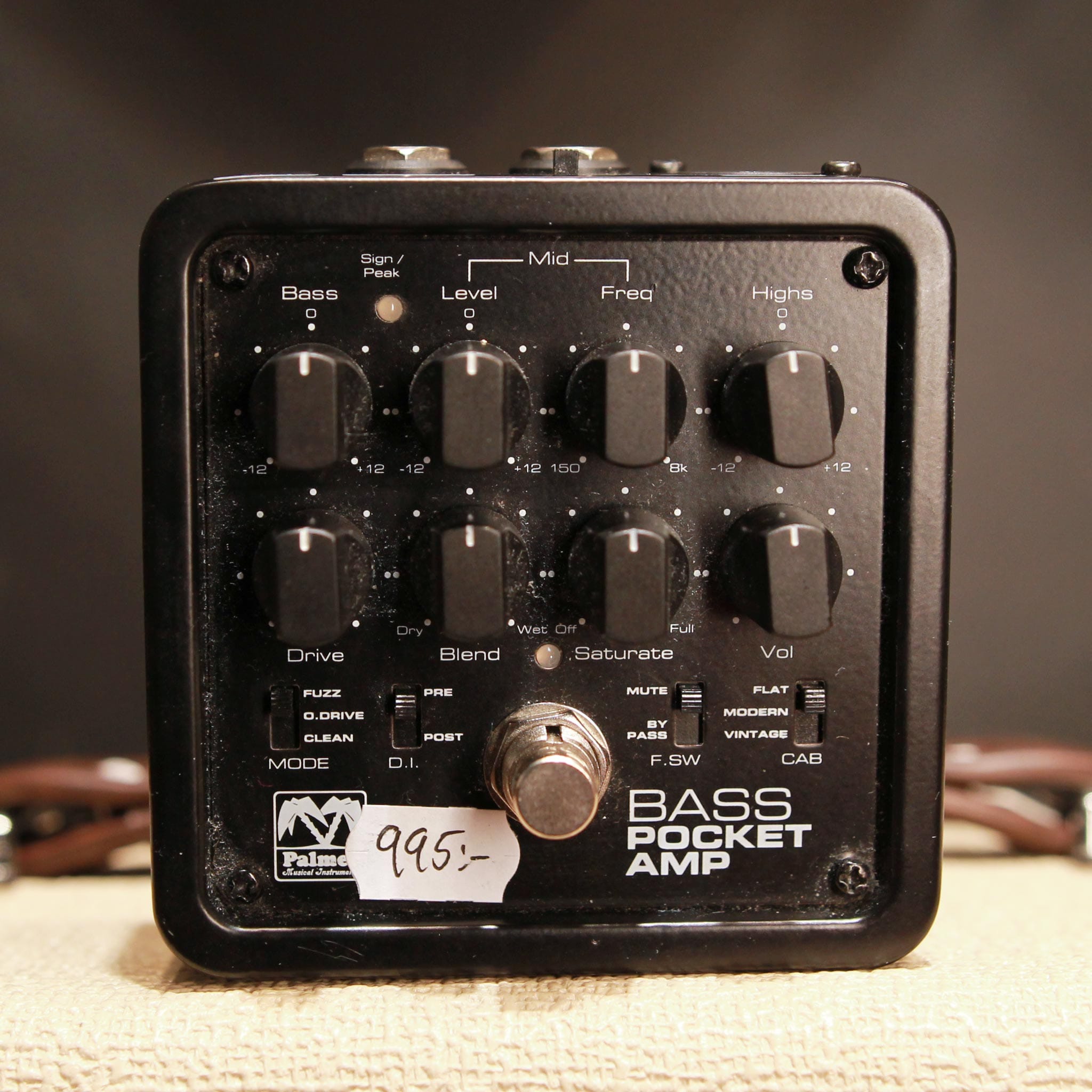 Used gear Begagnat Palmer Bass Pocket Amp USED - Very Good Condition -  no Box or PSU tgt11
