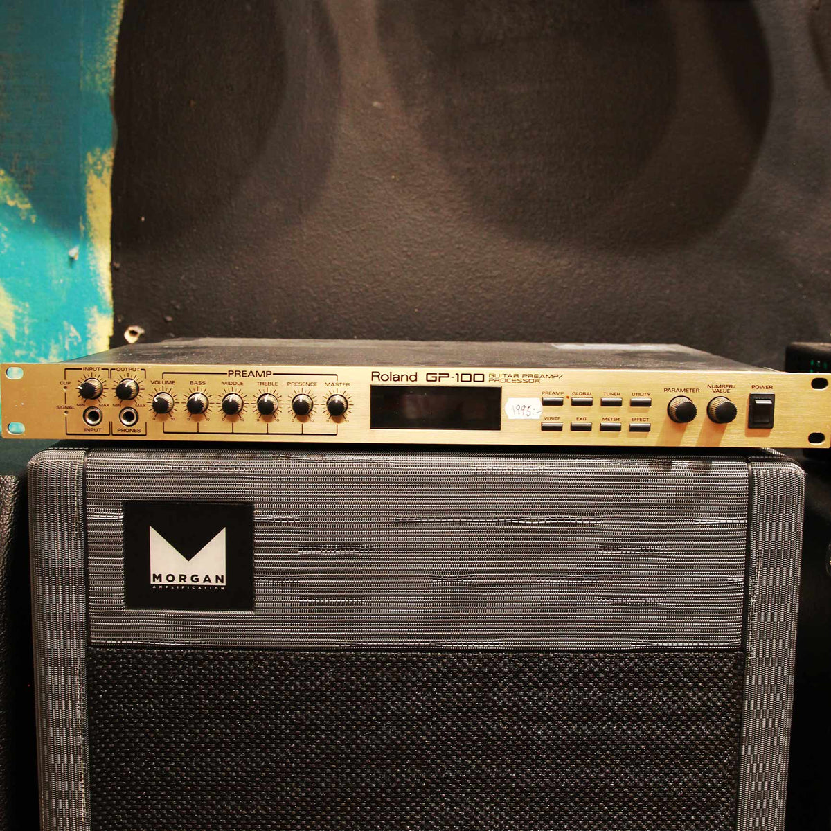 Used gear Begagnat Roland GP-100 Guitar Preamp / Processor Rack Unit USED -  VG Condition tgt11