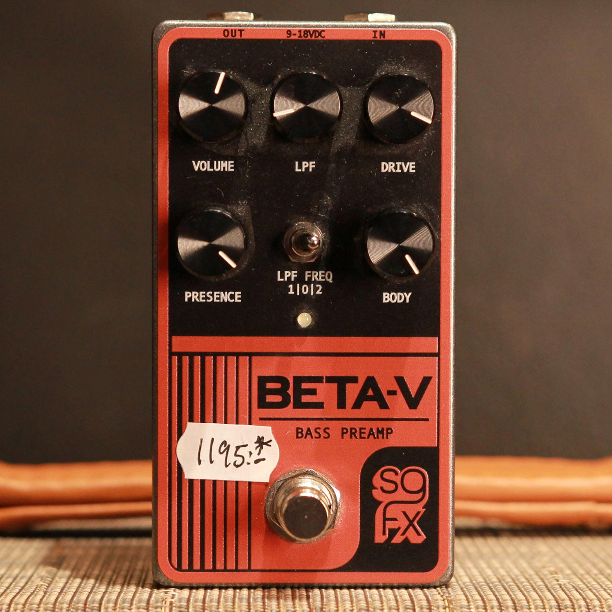 Used gear Begagnat Solig Gold FX Beta-V Bass Preamp USED - VG - with Box no PSU tgt11