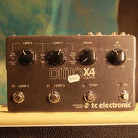 Used gear Begagnat TC Electronic Ditto x4 Looper USED - VG - no Box no PSU tgt11
