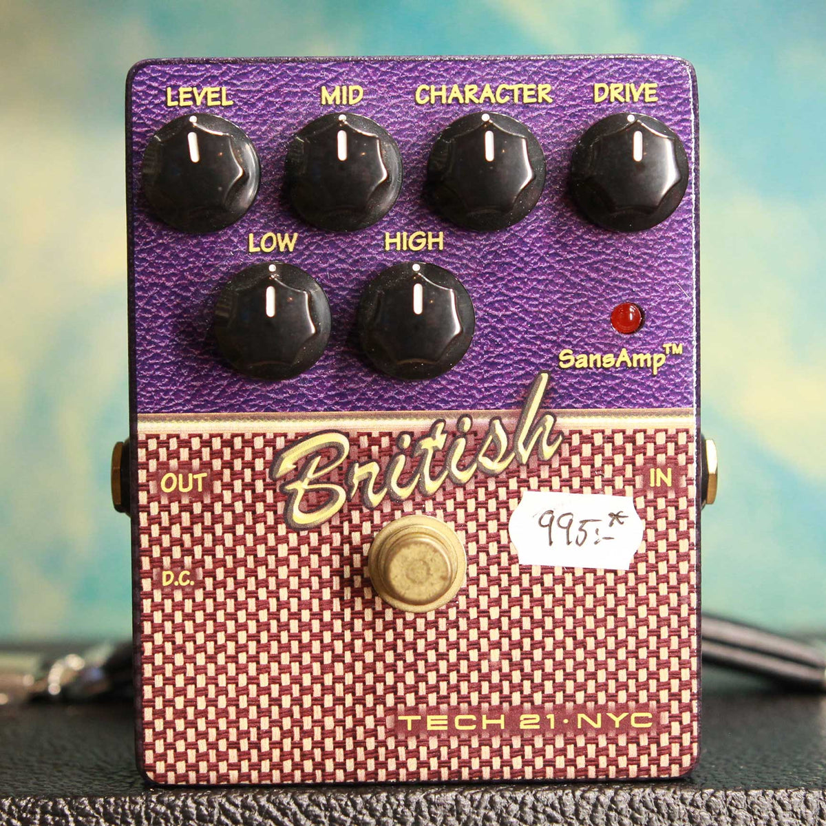 Used gear Begagnat Tech 21 SansAmp British USED - VG Condition - Box, no PSU tgt11