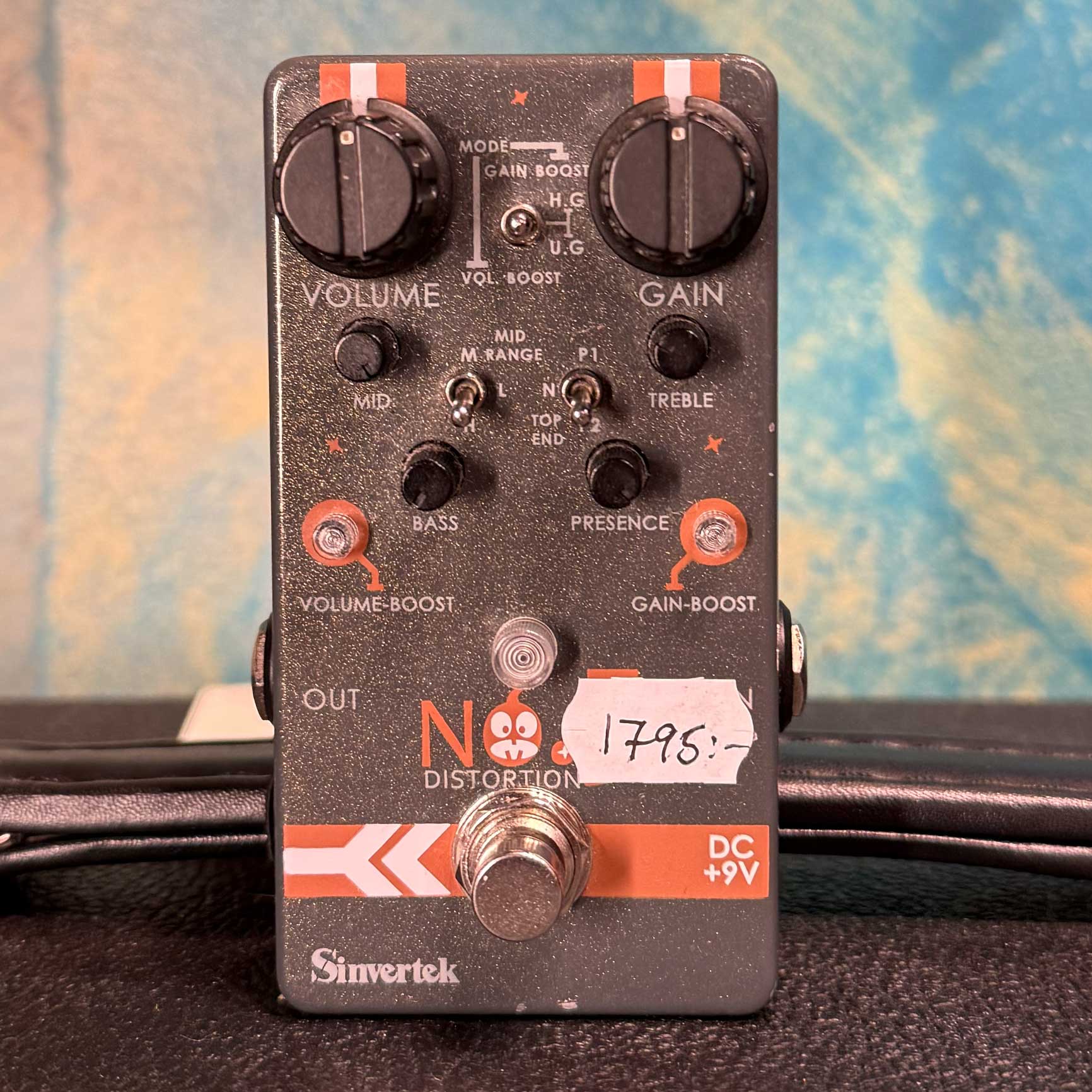 Used gear Distortion pedal Sinvertek No.5 Distortion USED - VG - no Box or PSU tgt11
