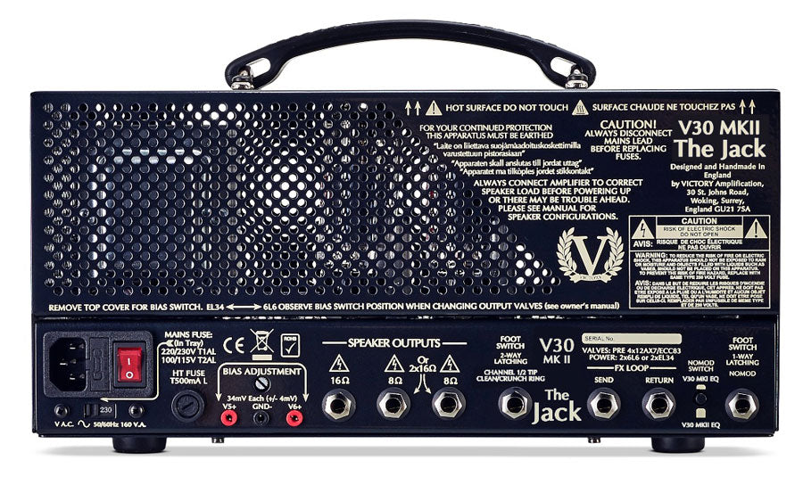 Victory V30 The Jack MKII 6L6 Loaded Valve Head