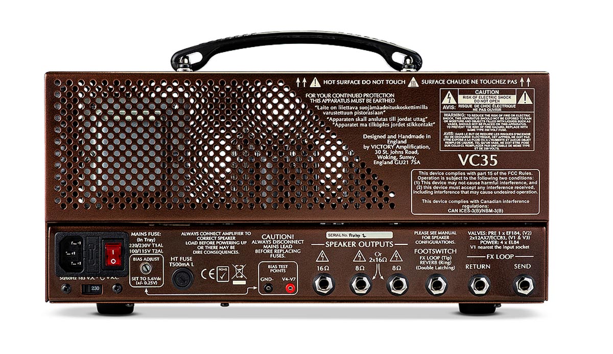 Victory VC35 The Copper EL84 Loaded Valve Head