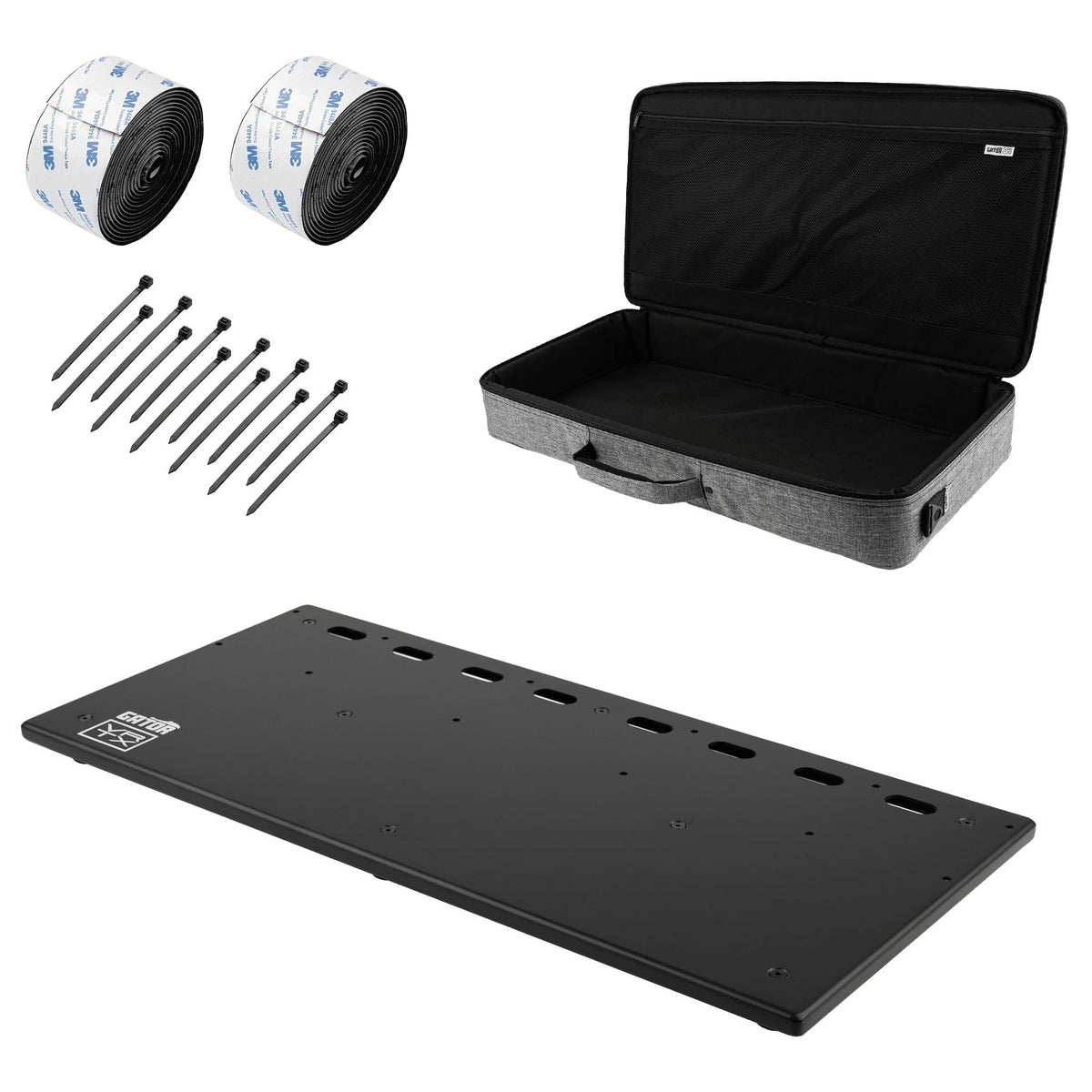 Vertex Effects Pedalbord Vertex by Gator Compact Pedal Board 69x33 Surface with Gig Bag tgt11
