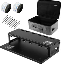 Vertex Effects Pedalbord Vertex by Gator Travel Lite Pedal Board 43x25 Surface/Riser with Gig Bag tgt11