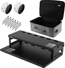 Vertex Effects Pedalbord Vertex by Gator Travel Lite Pedal Board 43x25 Surface/Riser with Gig Bag tgt11