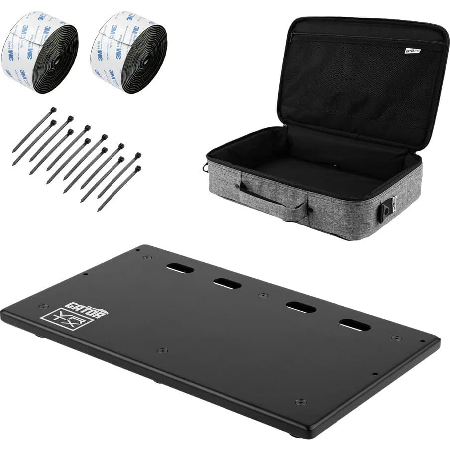 Vertex Effects Pedalbord Vertex by Gator Travel Lite Pedal Board 43x25 with Gig Bag tgt11