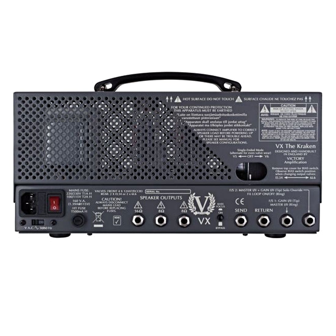 Victory amps Förstärkare Victory VX The Kraken 6L6 Loaded 50w Valve Head tgt11