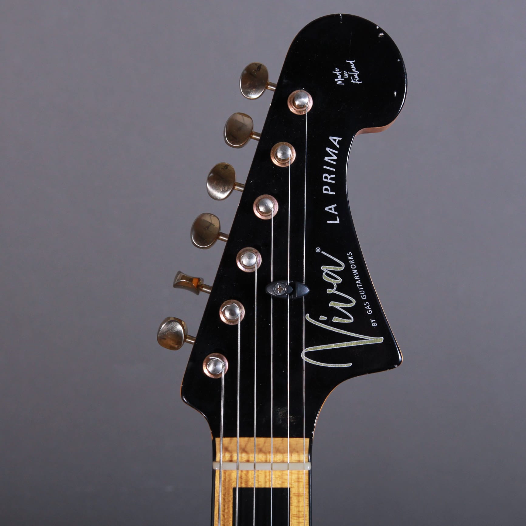 Viva Guitars Elgitarr Viva La Prima Heavy Aged Black tgt11