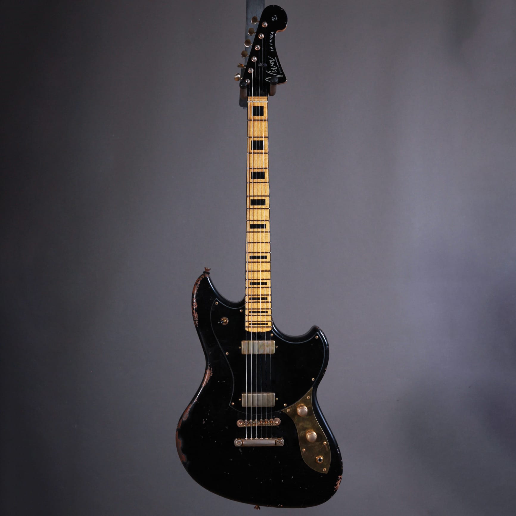 Viva Guitars Elgitarr Viva La Prima Heavy Aged Black tgt11