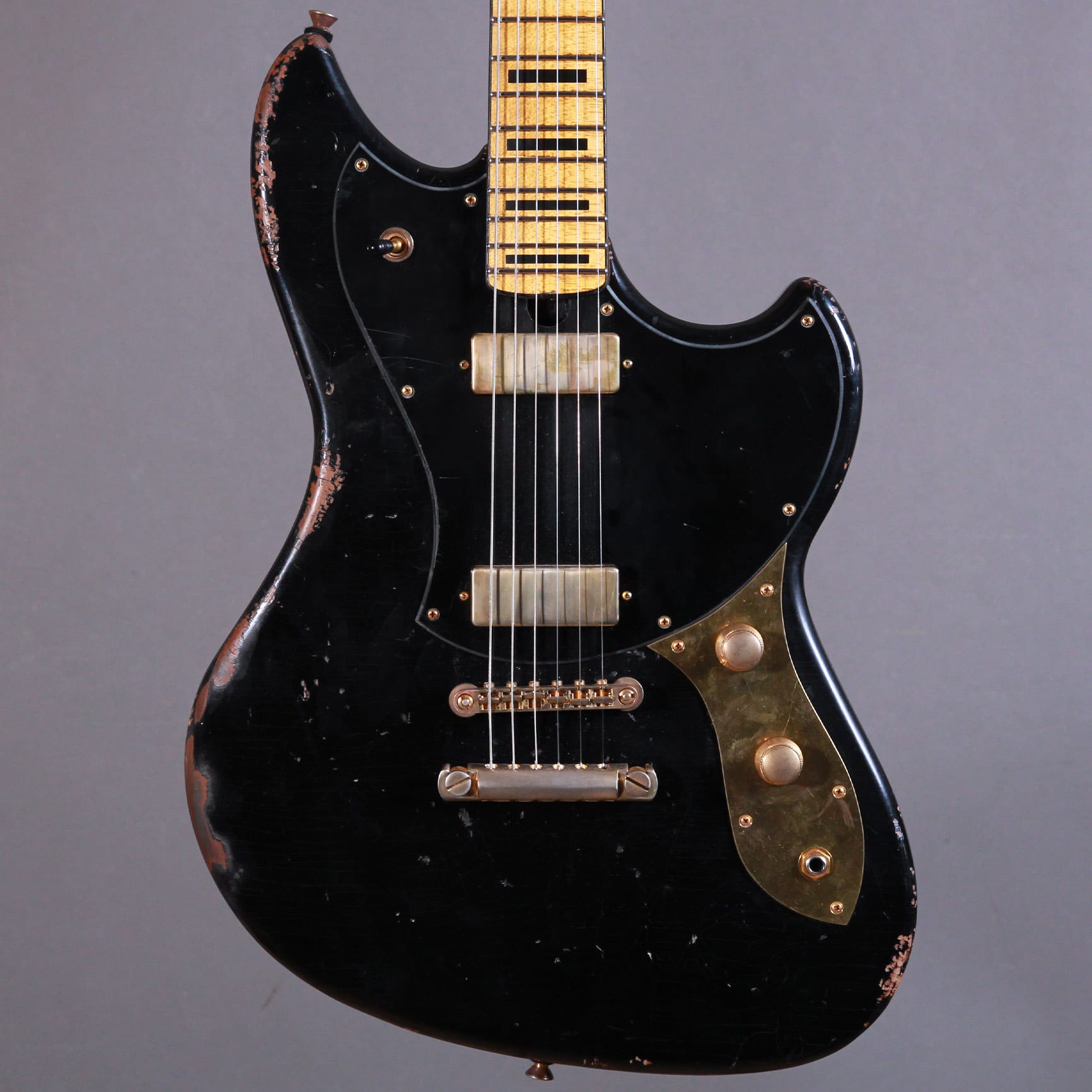 Viva Guitars Elgitarr Viva La Prima Heavy Aged Black tgt11