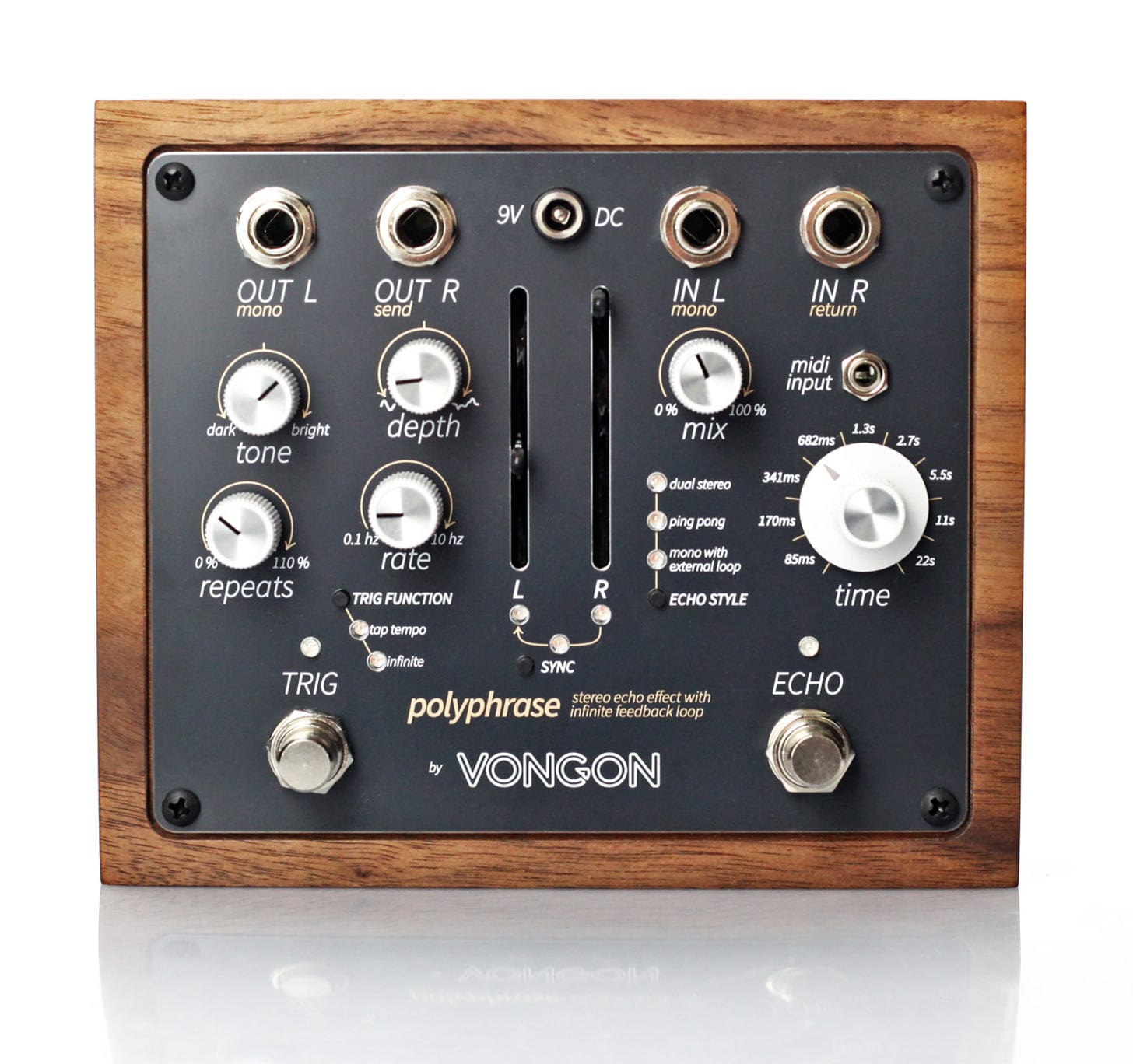 Vongon Pedaler Vongon Polyphrase Delay tgt11