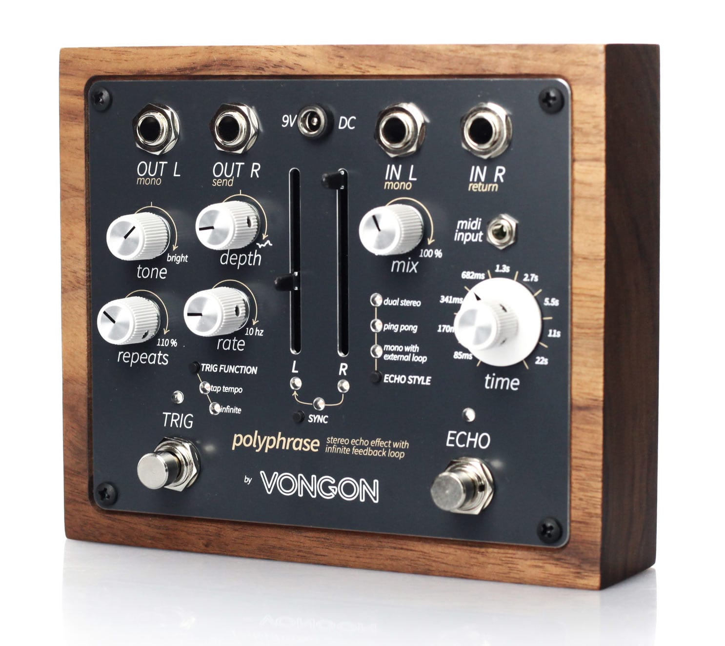 Vongon Pedaler Vongon Polyphrase Delay tgt11