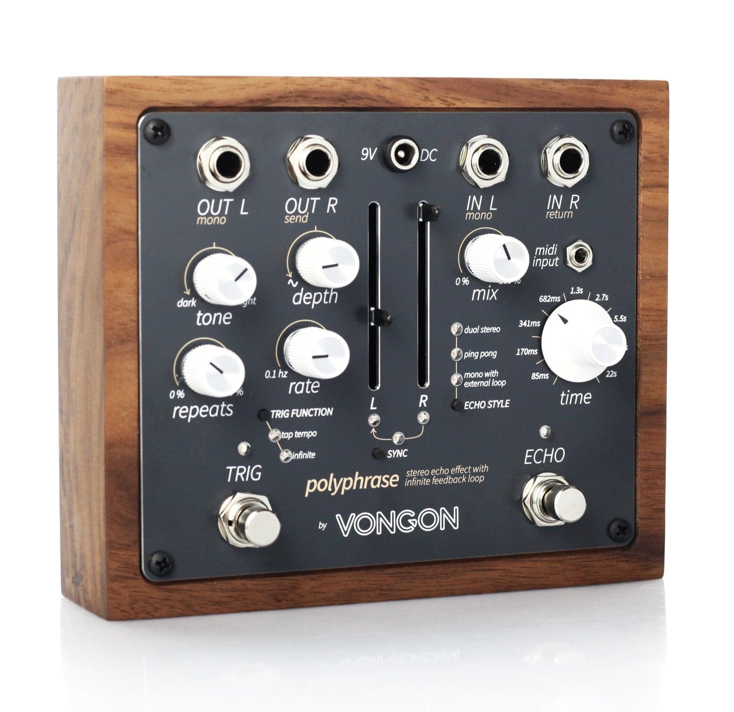Vongon Pedaler Vongon Polyphrase Delay tgt11