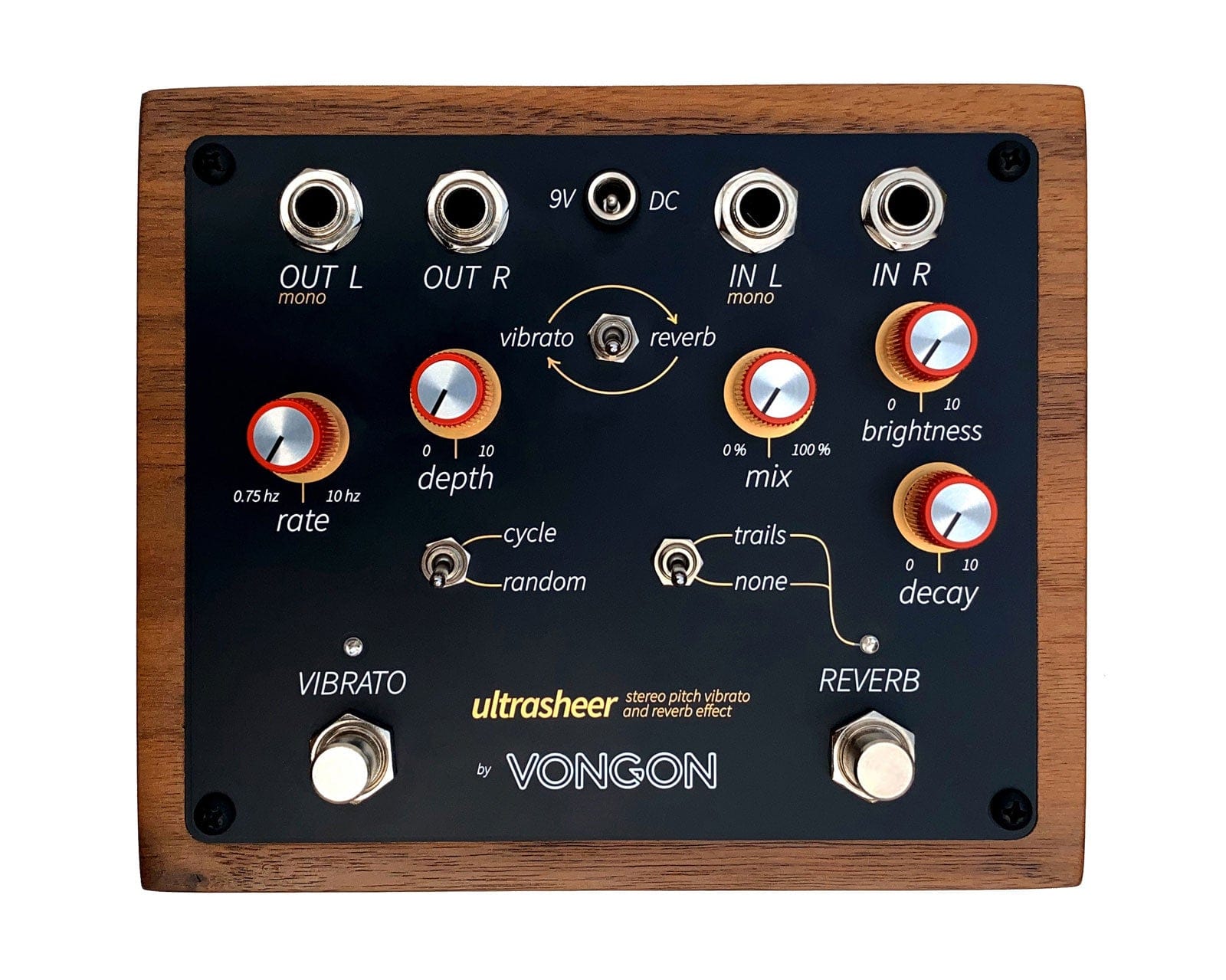 Vongon Pedaler Vongon Ultrasheer Vibrato Reverb tgt11