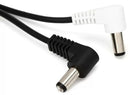 Voodoo Lab Tillbehör Voodoo Lab Power cable 2.1mm Reverse Polarity Right Angle both ends 46cm tgt11