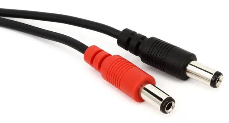 Voodoo Lab Tillbehör Voodoo Lab Power cable 2.5mm REV 2.1mm straight to 2.5mm straight 46cm tgt11