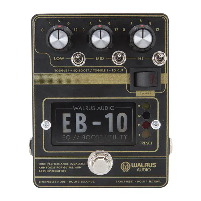 Walrus Audio Preamp Walrus Audio EB-10 Black tgt11