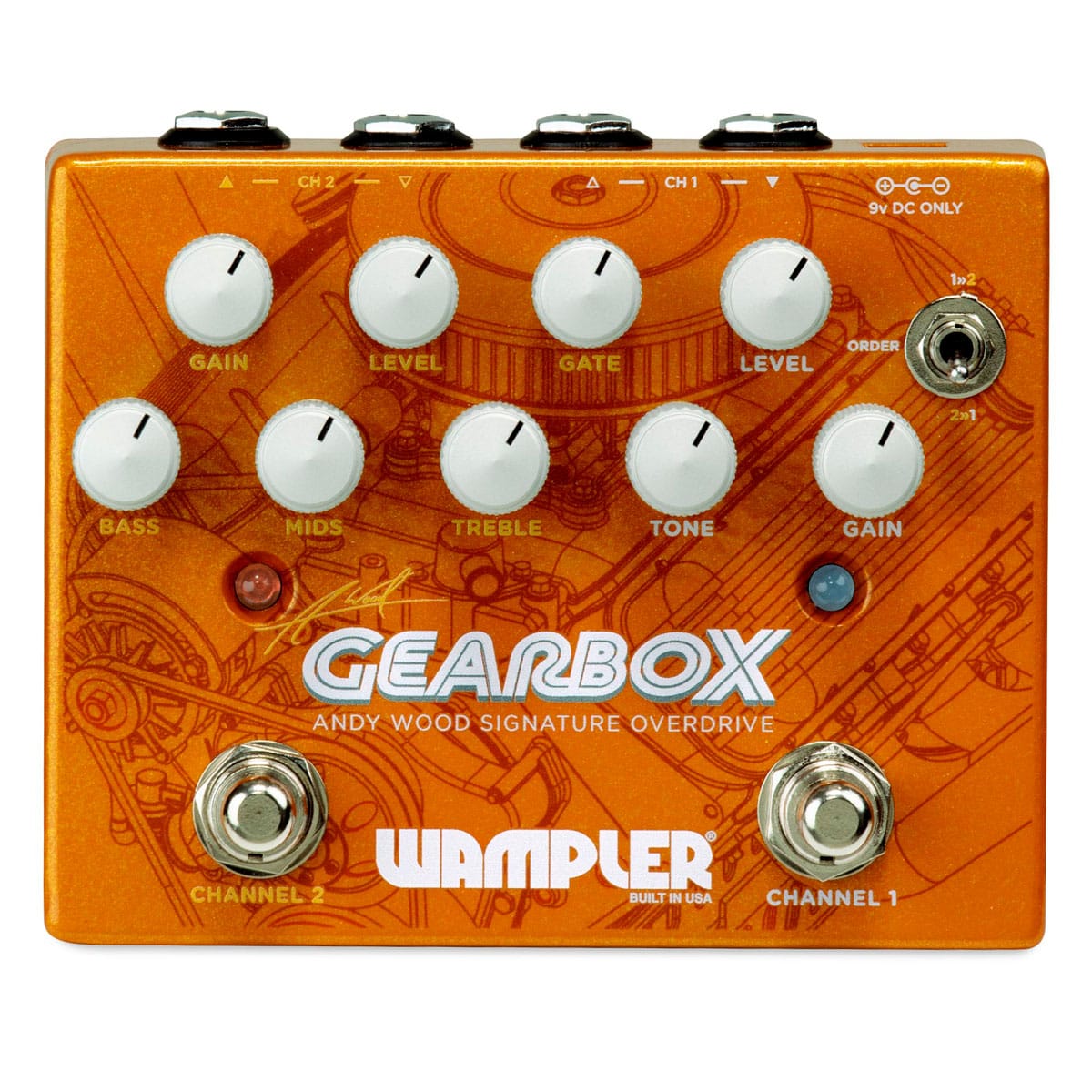 Wampler Pedaler Wampler Gearbox Andy Wood Signature Pedal tgt11