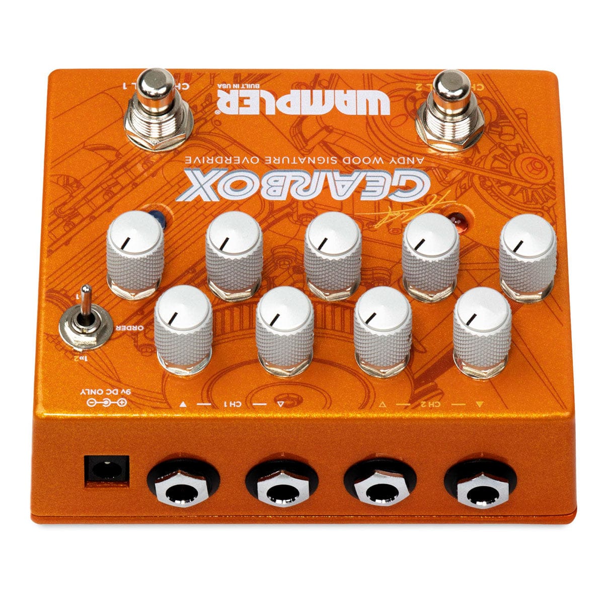 Wampler Pedaler Wampler Gearbox Andy Wood Signature Pedal tgt11