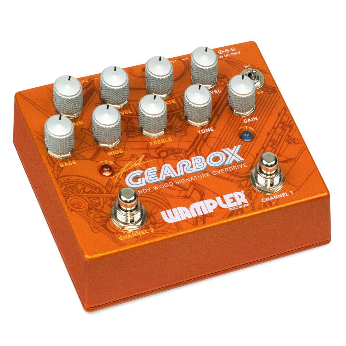 Wampler Pedaler Wampler Gearbox Andy Wood Signature Pedal tgt11