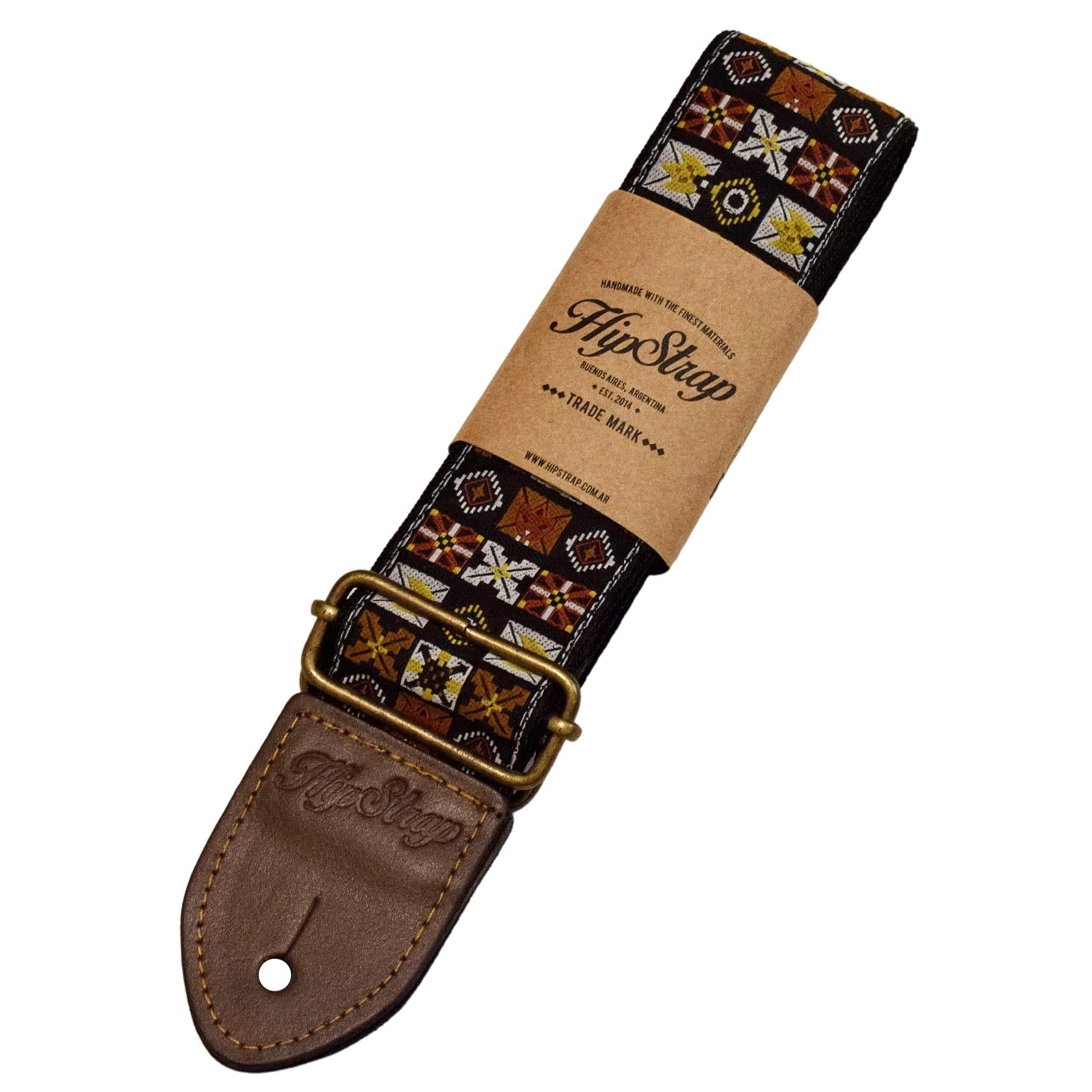 Hipstrap Woodstock Brown Jacquard Strap